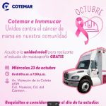 Cotemar SA de CV se une a la lucha contra el cáncer de mama.